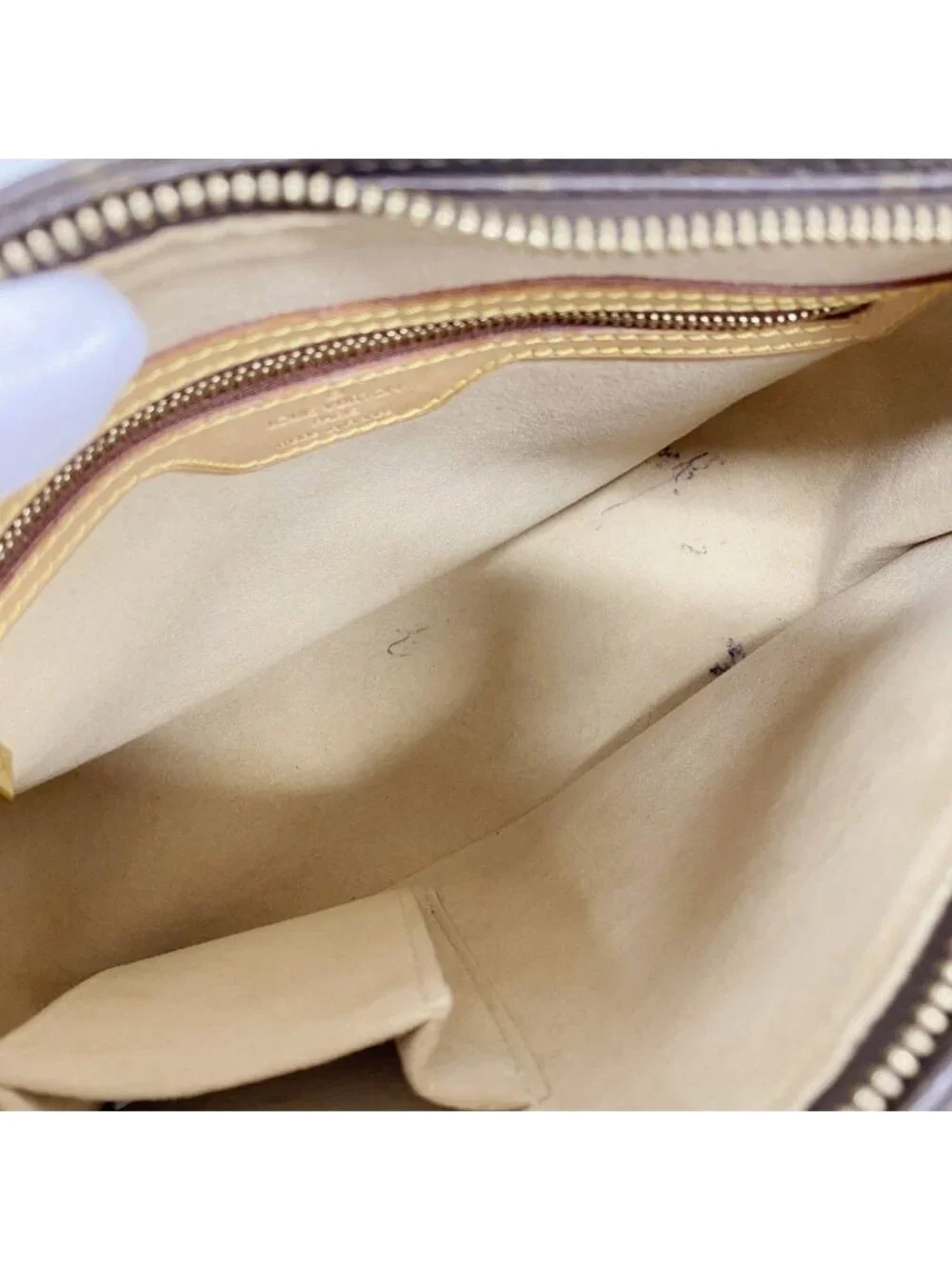 Louis Vuitton Shoulder Bag Monogram Looping MM Brown